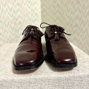 Marco Vicci Lasorda Burgundy Tassel Leather Dress Shoes Mens 9.5